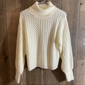 ASOS cream turtleneck sweater